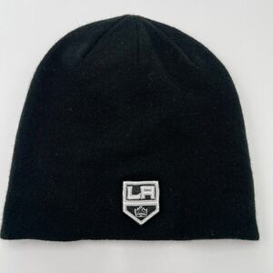 Fanatics LA Kings NHL Black Knit Beanie Hat